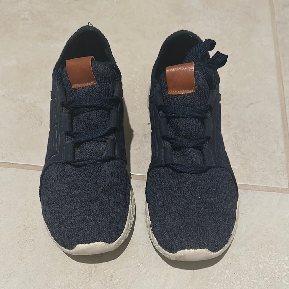 George Black and Brown Sneakers with Slip-On Design